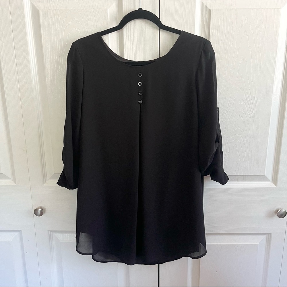 5 for $25! Cestyle Elegant Black Women's Top